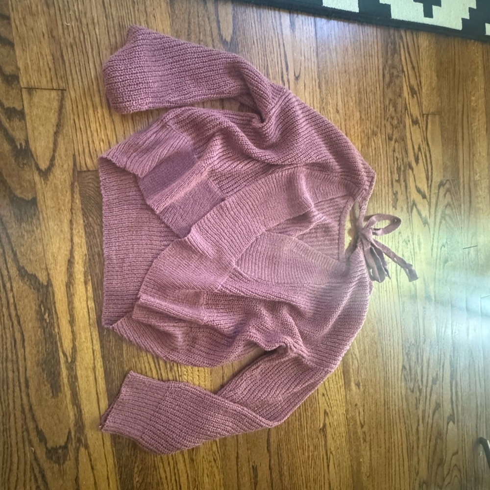 Windsor Loving Knit Basic Open Back Sweater - Picture 4 of 7